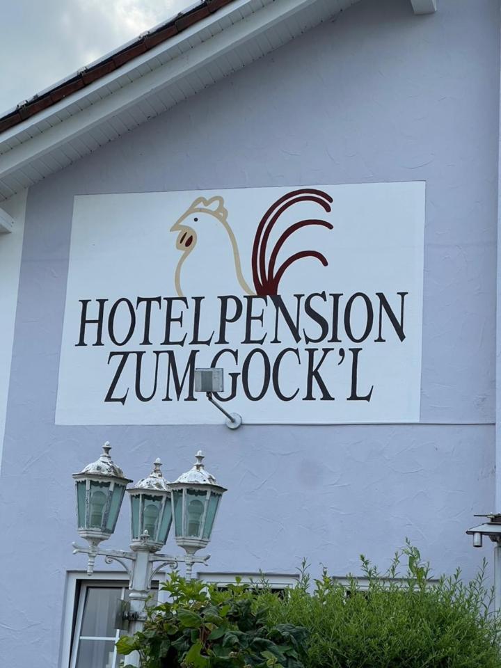 Hotelpension Zum Gockl Allershausen Esterno foto